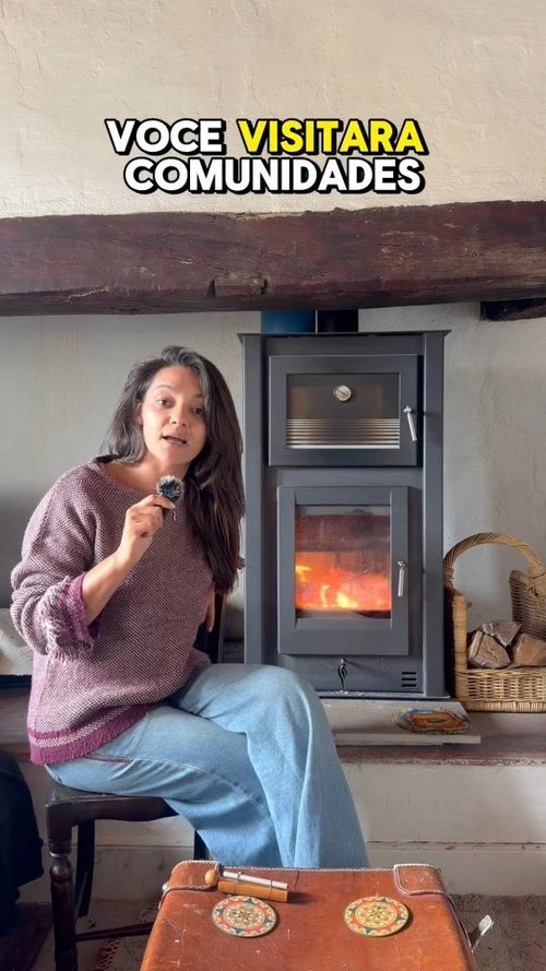 Honeydew member talking about regeneration by the wood stove